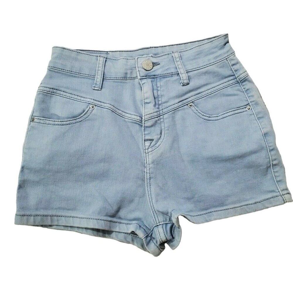BDG Shorts Size 25W Womens Bleach Washed Super High Rise Denim